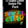 70 Sales Letters Swipe File Pack